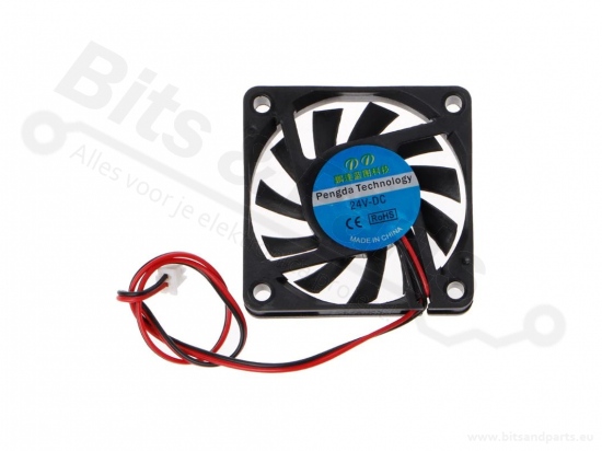 Fan axial 6010 60x60x10mm 12VDC